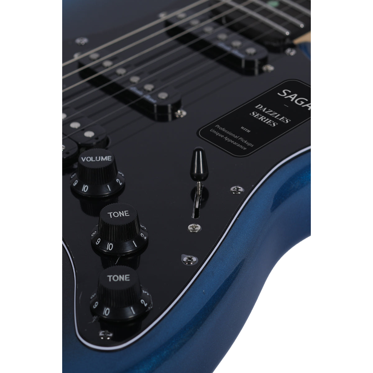 Đàn Guitar Điện SAGA DAZZLES Series II, Dark Night Blue