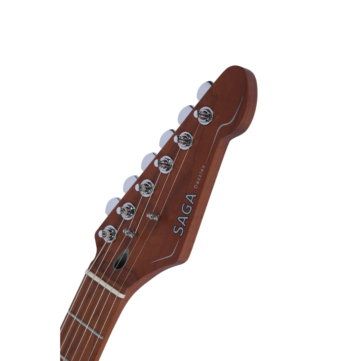 Đàn Guitar Điện Saga Dazzles Series SMF1314 HSS, Roasted Maple Fingerboard, Red
