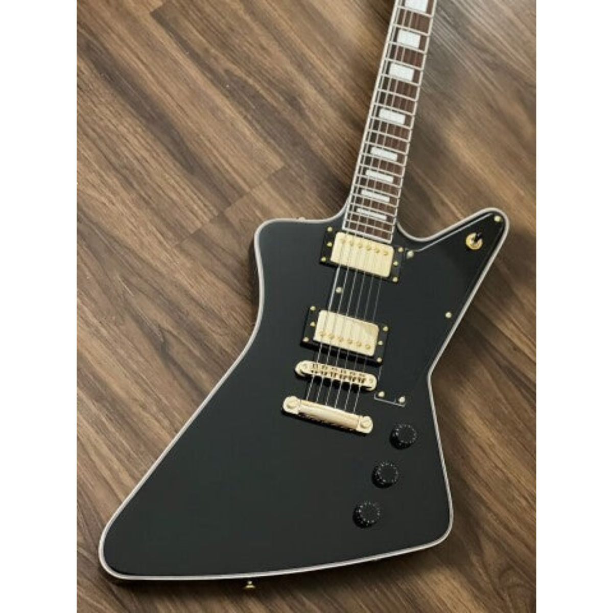 Đàn Guitar Điện Soloking EX Custom, Gold Hardware, Black Beauty