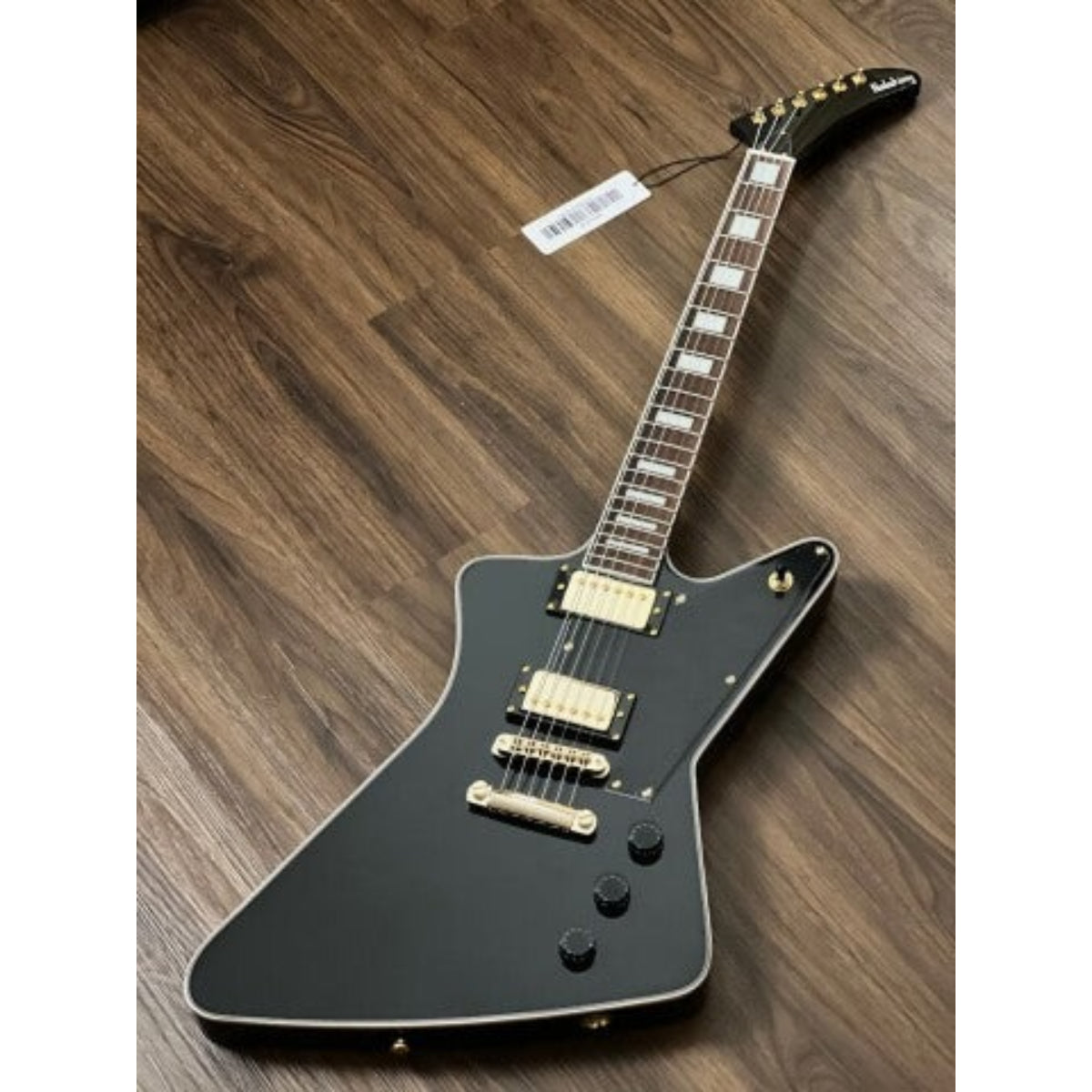 Đàn Guitar Điện Soloking EX Custom, Gold Hardware, Black Beauty