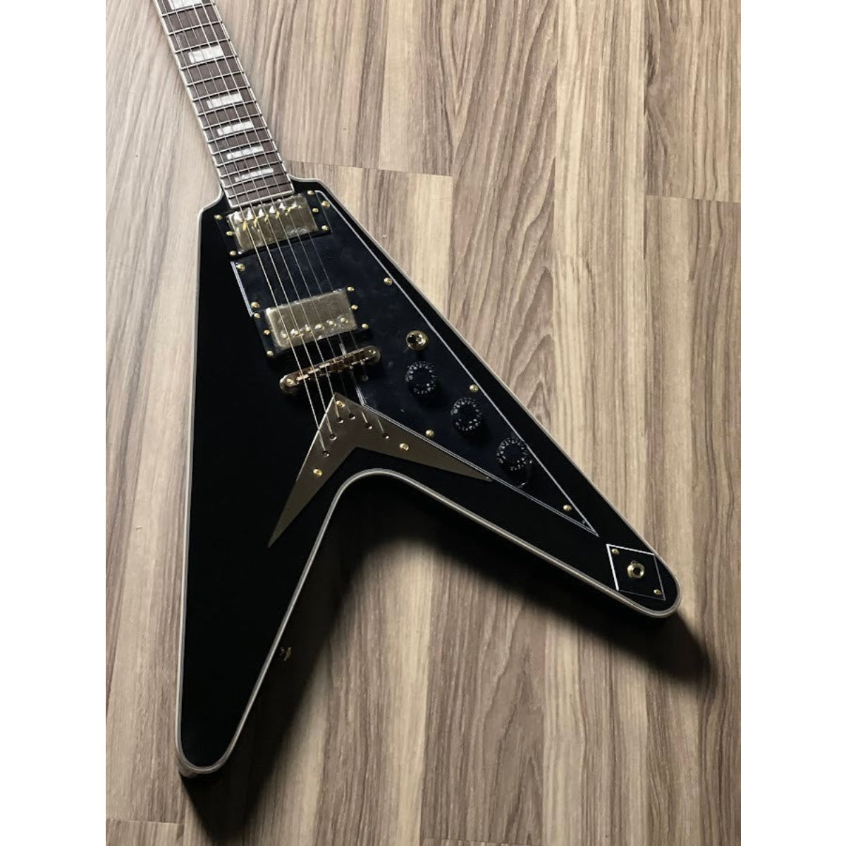 Đàn Guitar Điện Soloking FV Custom, Gold Hardware, Black Beauty JESCAR