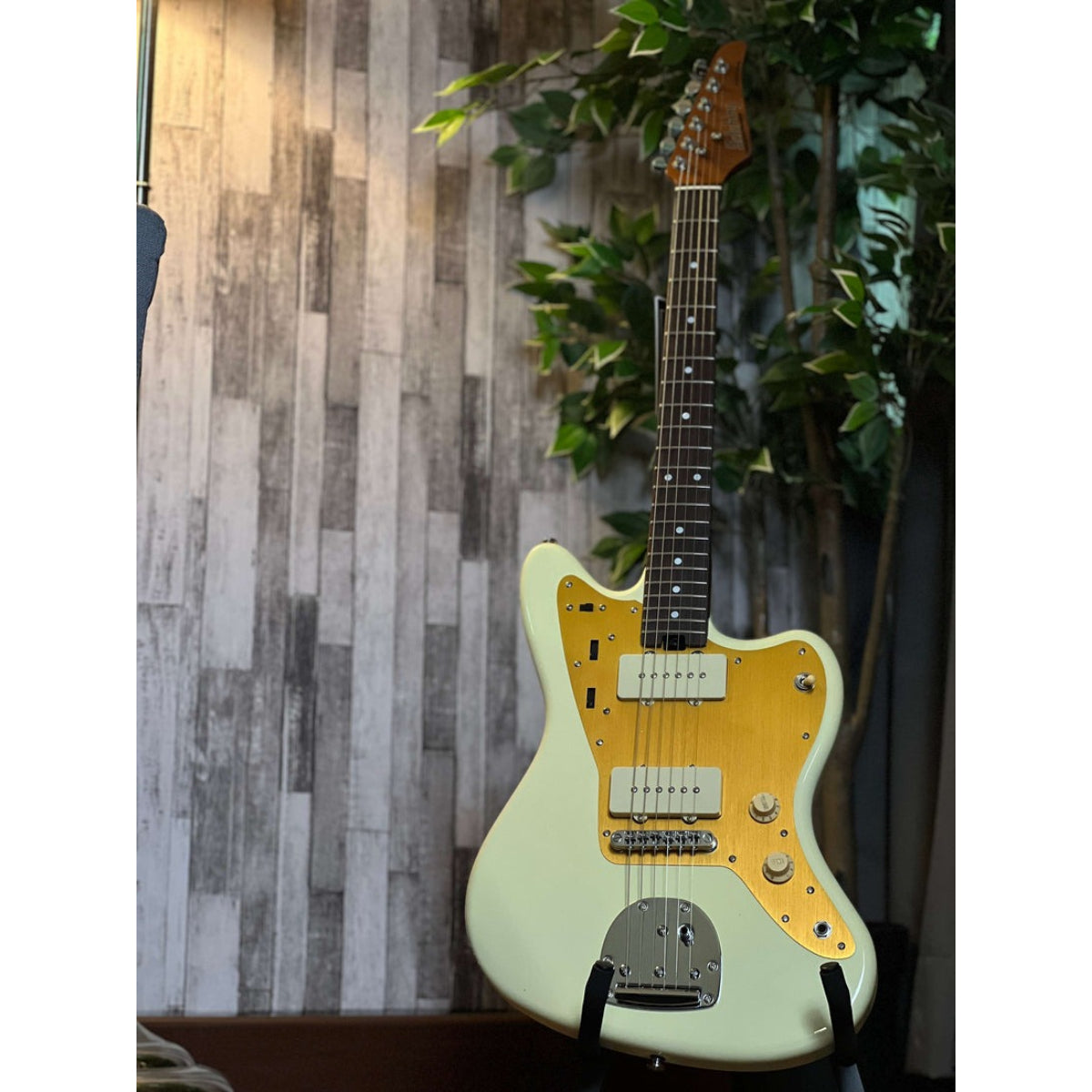 Đàn Guitar Điện Soloking JM40 Offset Classic, Olympic White