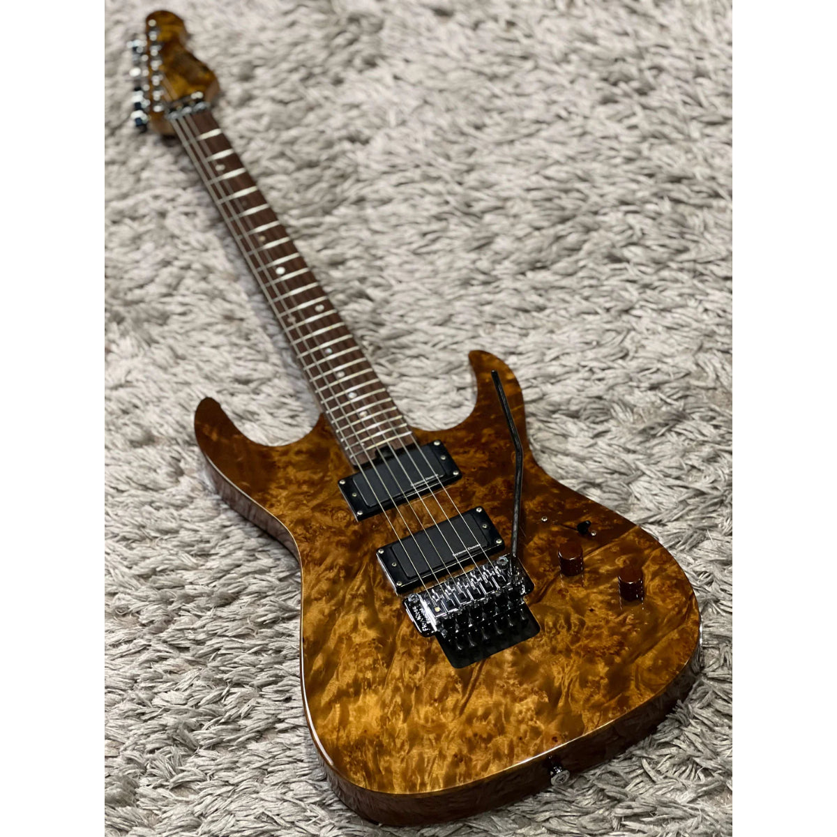Đàn Guitar Điện Soloking JSN1100 FR, Seymour Duncan Pickups, Coffee Brown Gloss with Floyd Rose and