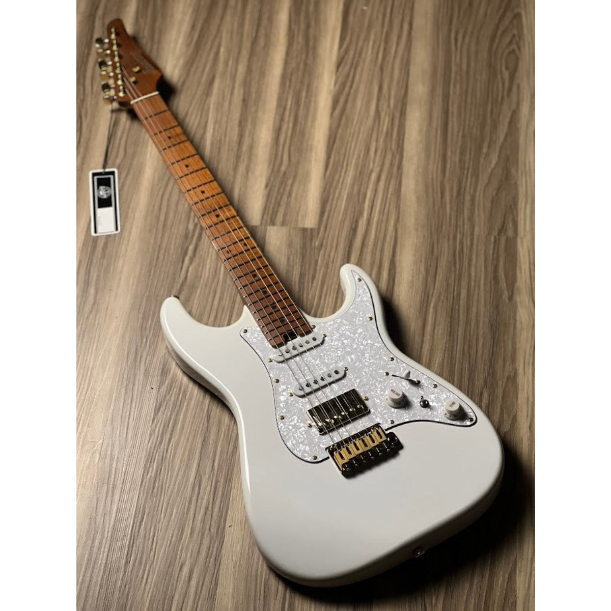 Đàn Guitar Điện Soloking MS11 Classic MKII, Gold Hardware, Roasted Maple FB, Olympic White