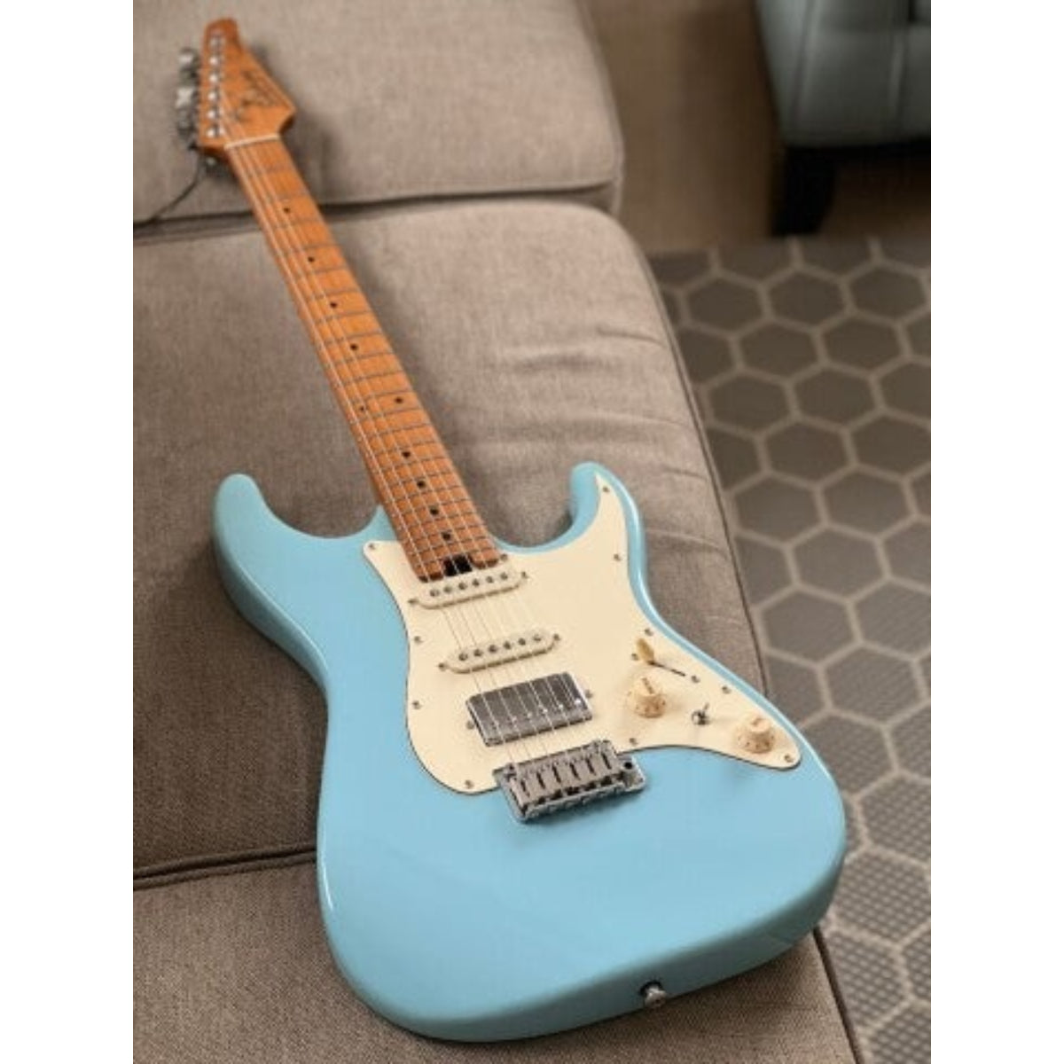 Đàn Guitar Điện Soloking MS11 Classic MKII, Roasted Maple FB, Daphne Blue