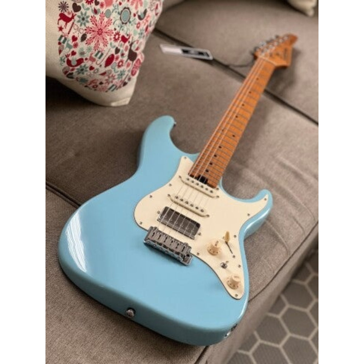 Đàn Guitar Điện Soloking MS11 Classic MKII, Roasted Maple FB, Daphne Blue