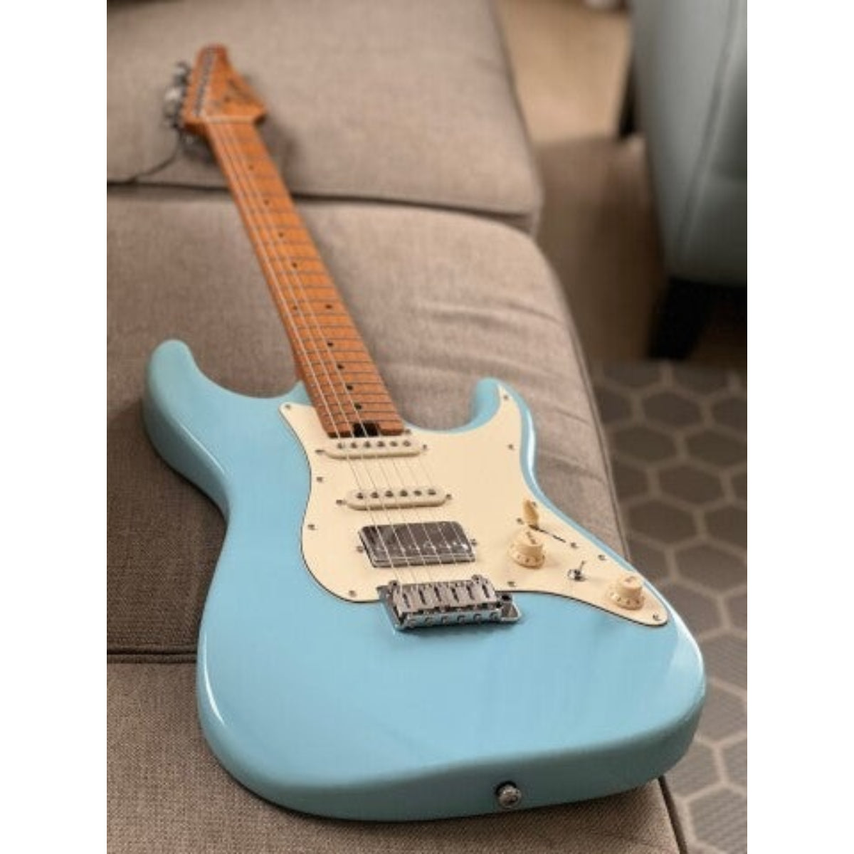 Đàn Guitar Điện Soloking MS11 Classic MKII, Roasted Maple FB, Daphne Blue