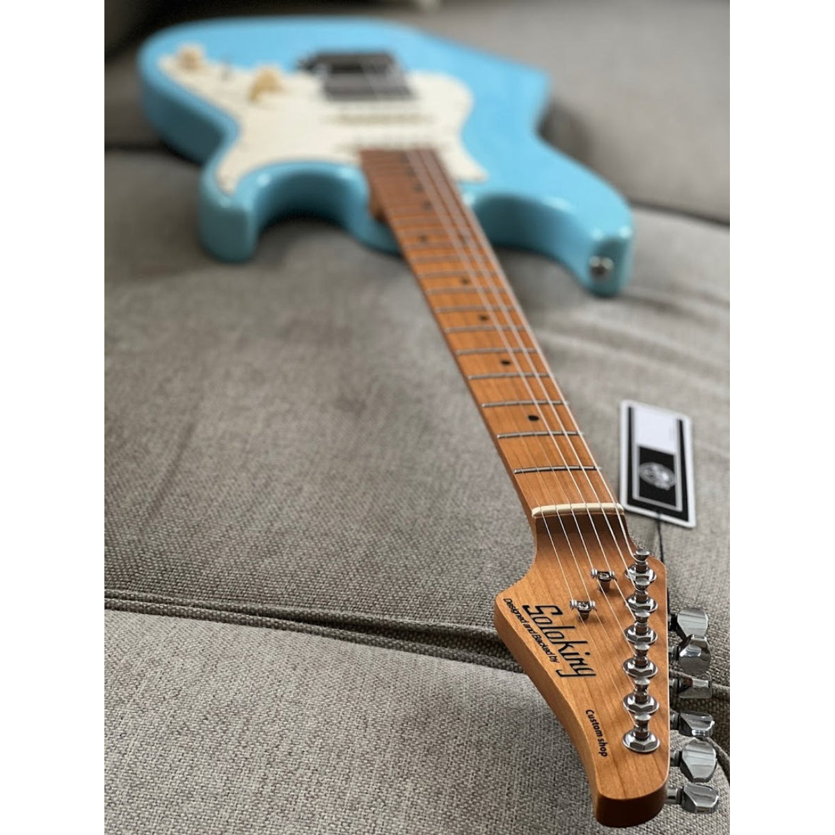 Đàn Guitar Điện Soloking MS11 Classic MKII, Roasted Maple FB, Daphne Blue