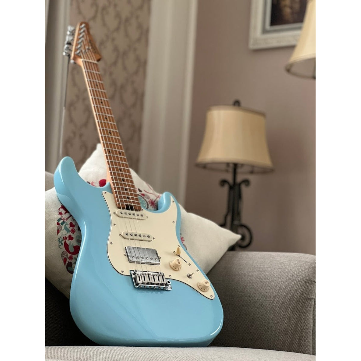 Đàn Guitar Điện Soloking MS11 Classic MKII, Roasted Maple FB, Daphne Blue