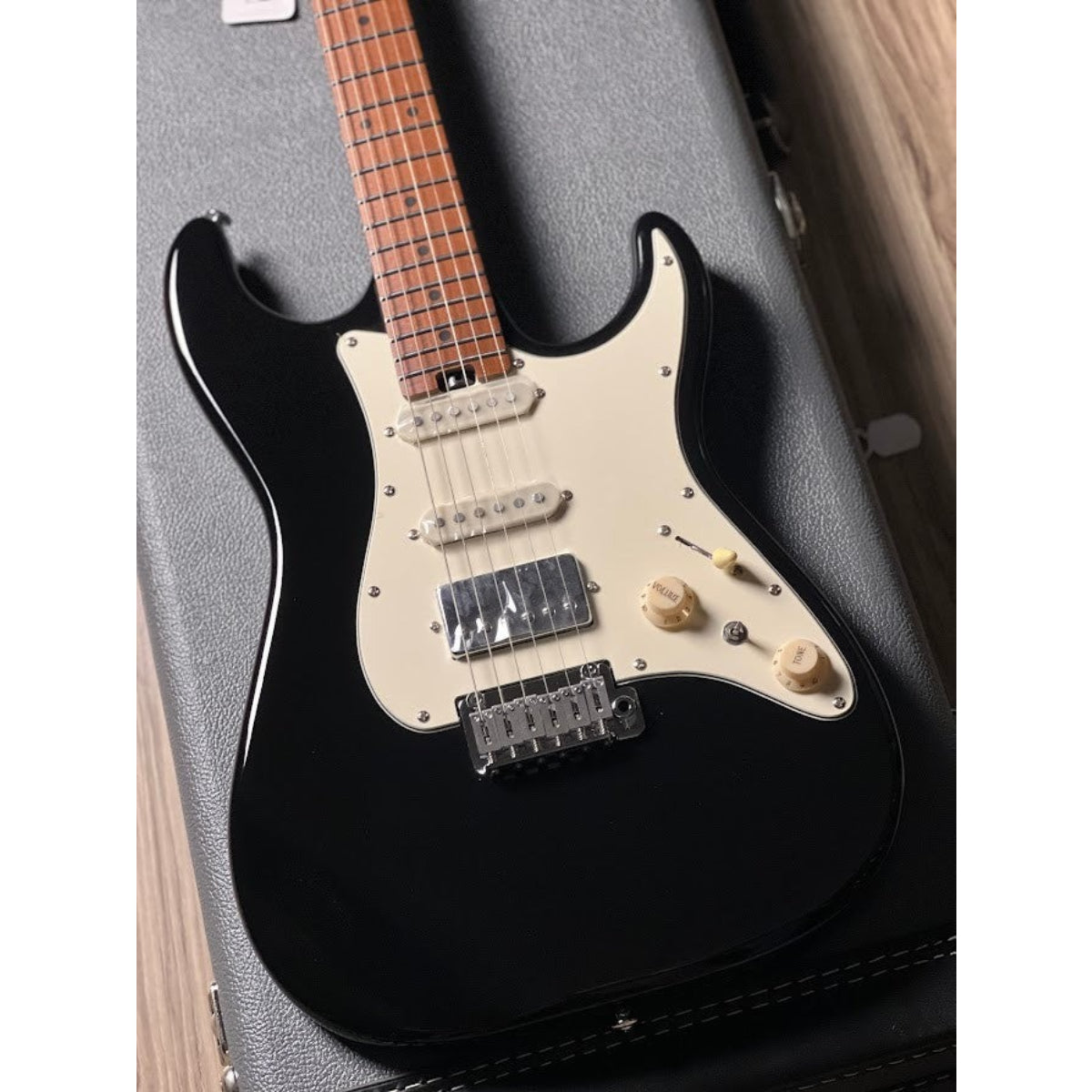 Đàn Guitar Điện Soloking MS11 Classic MKII, Roasted Maple FB, Ink Black