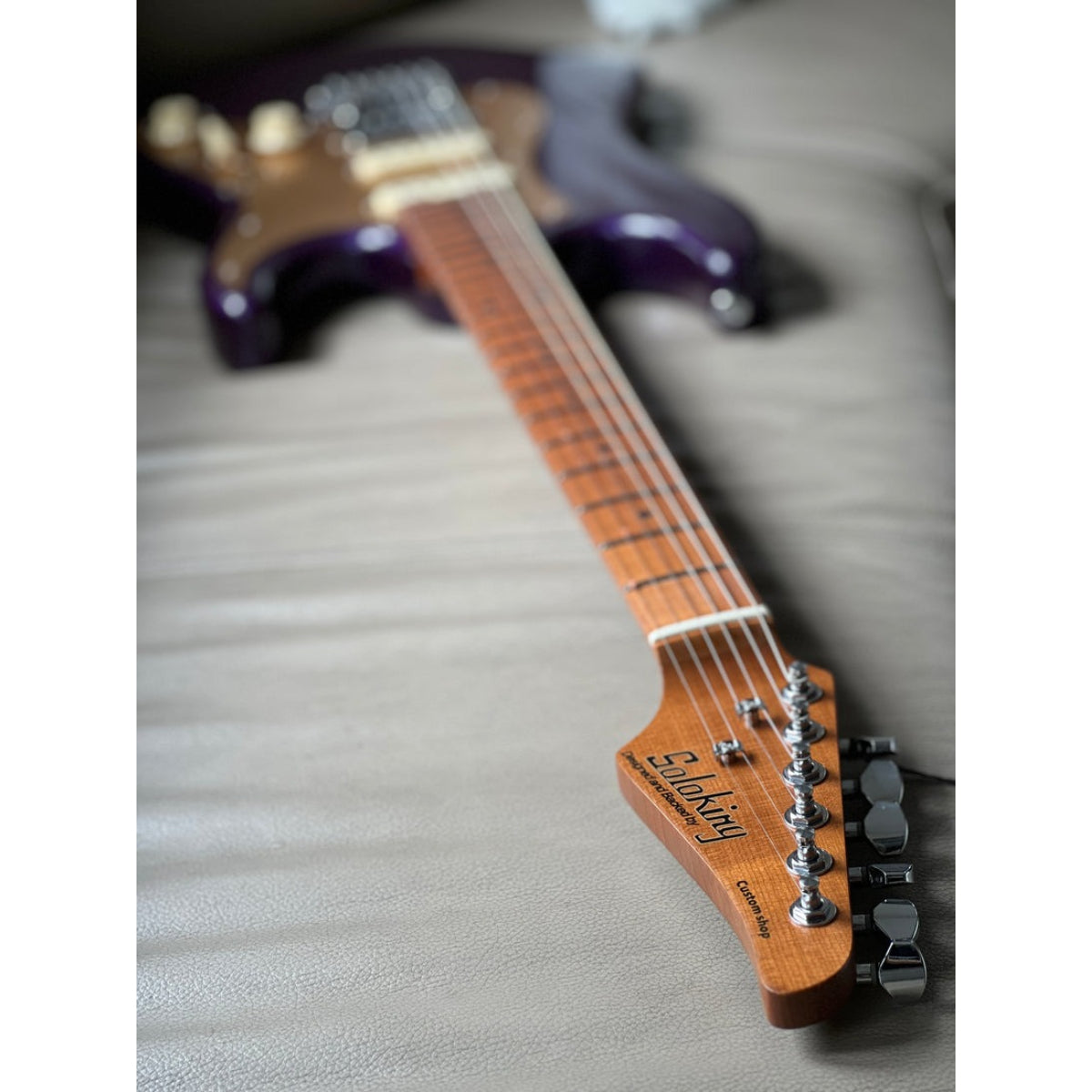 Đàn Guitar Điện Soloking MS11 Classic MKII, Roasted Maple FB, Purple Metallic Nafiri Special Run