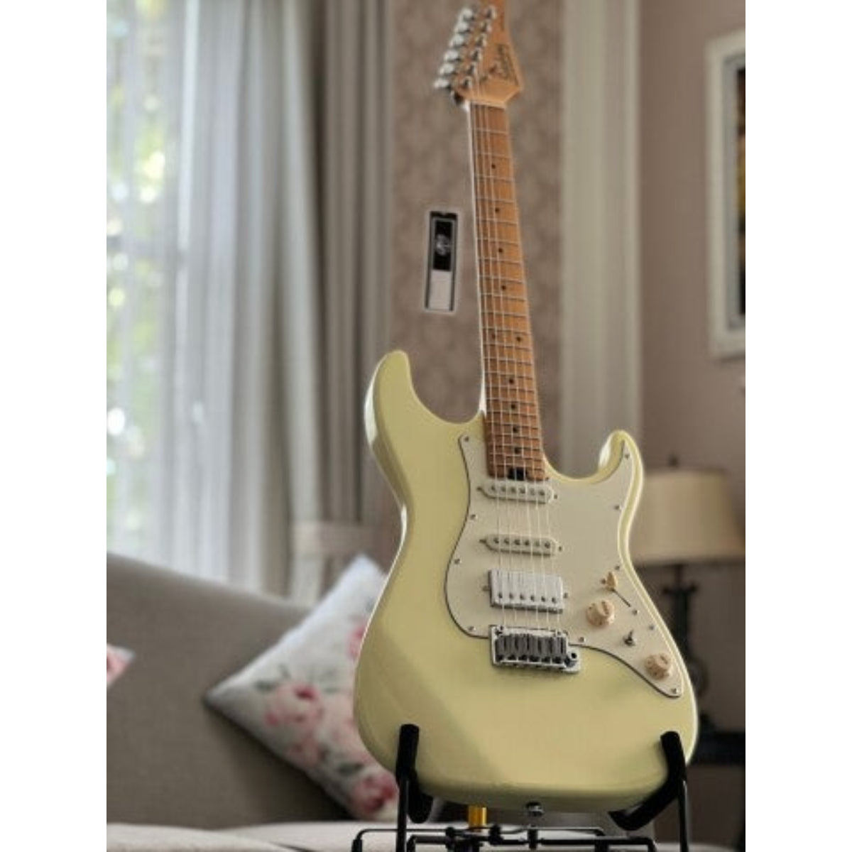 Đàn Guitar Điện Soloking MS11 Classic MKII, Roasted Maple FB, Vintage White