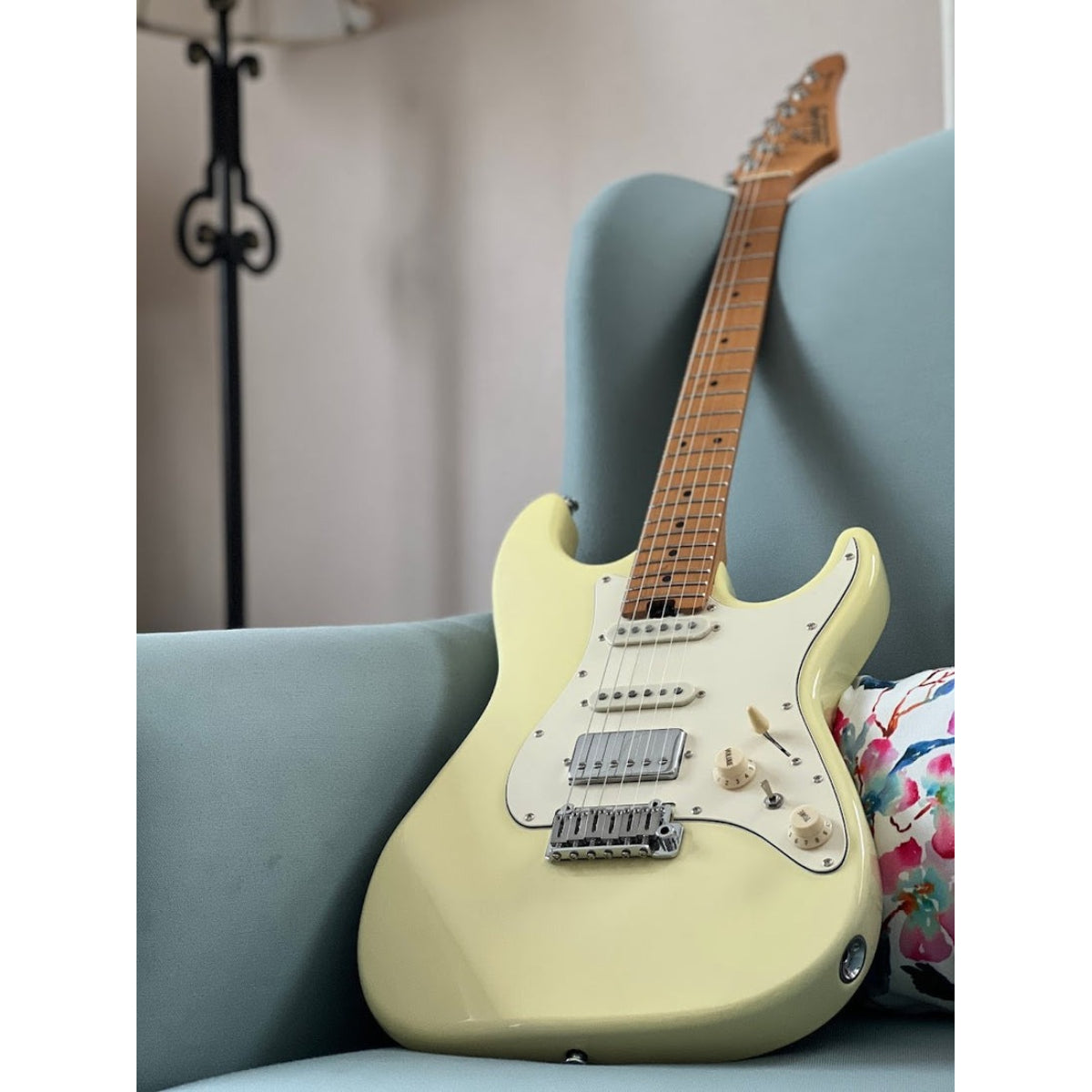 Đàn Guitar Điện Soloking MS11 Classic MKII, Roasted Maple FB, Vintage White