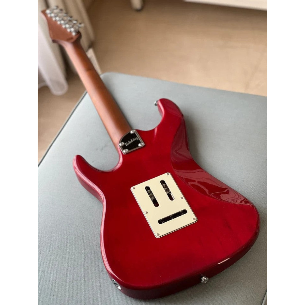 Đàn Guitar Điện Soloking MS11 Classic MKII, Rosewood FB, 5A Flame Top, Transparent Red Nafiri Special Run