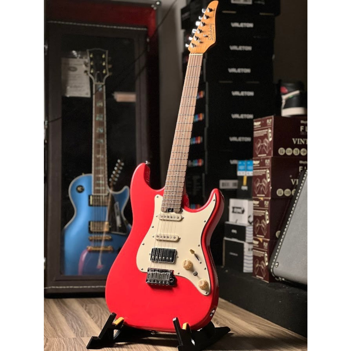 Đàn Guitar Điện Soloking MS11 Classic MKII, Rosewood FB, Fiesta Red