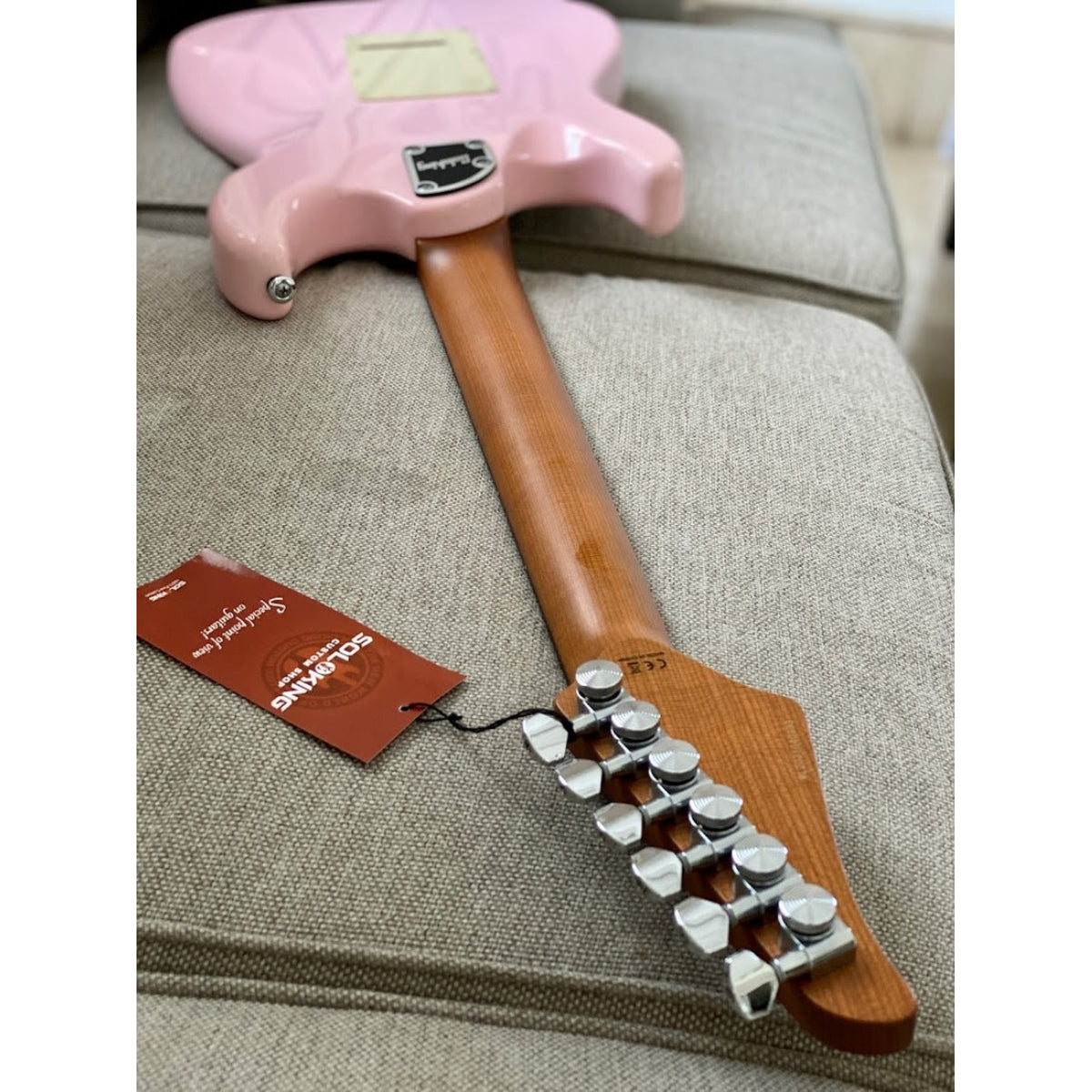 Đàn Guitar Điện Soloking MS11 Classic MKII, Rosewood FB, Shell Pink