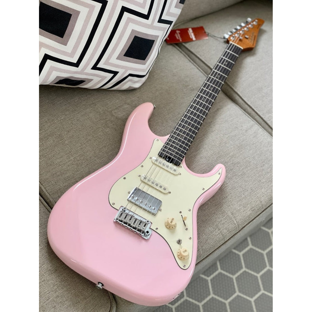 Đàn Guitar Điện Soloking MS11 Classic MKII, Rosewood FB, Shell Pink