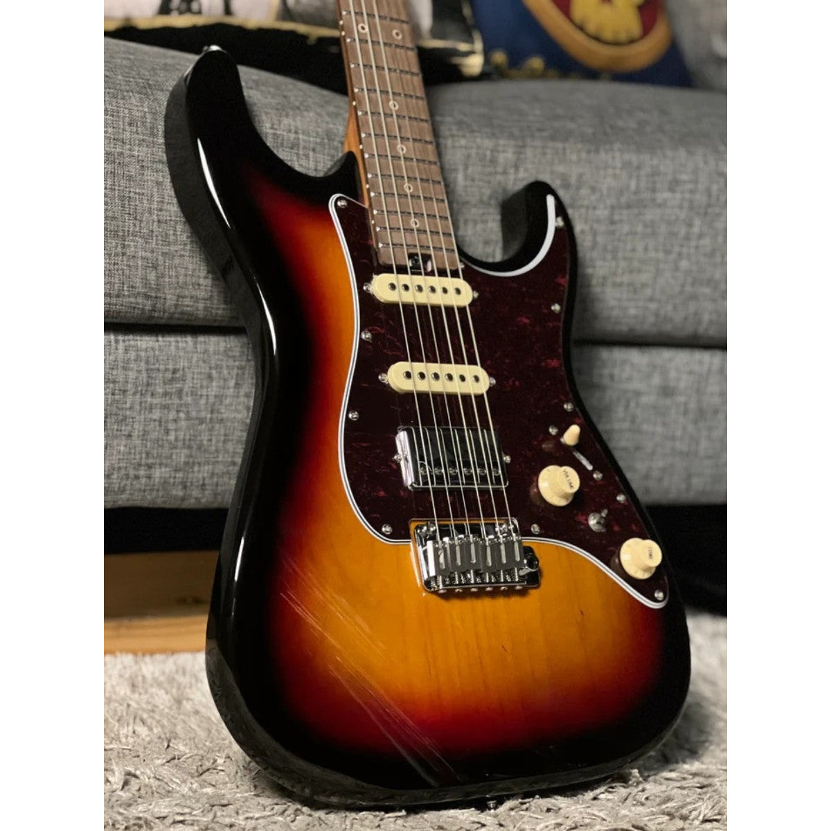 Đàn Guitar Điện Soloking MS11 Classic MKII, Rosewood FB, Turquoise Pickguard, 3 Tone Sunburst