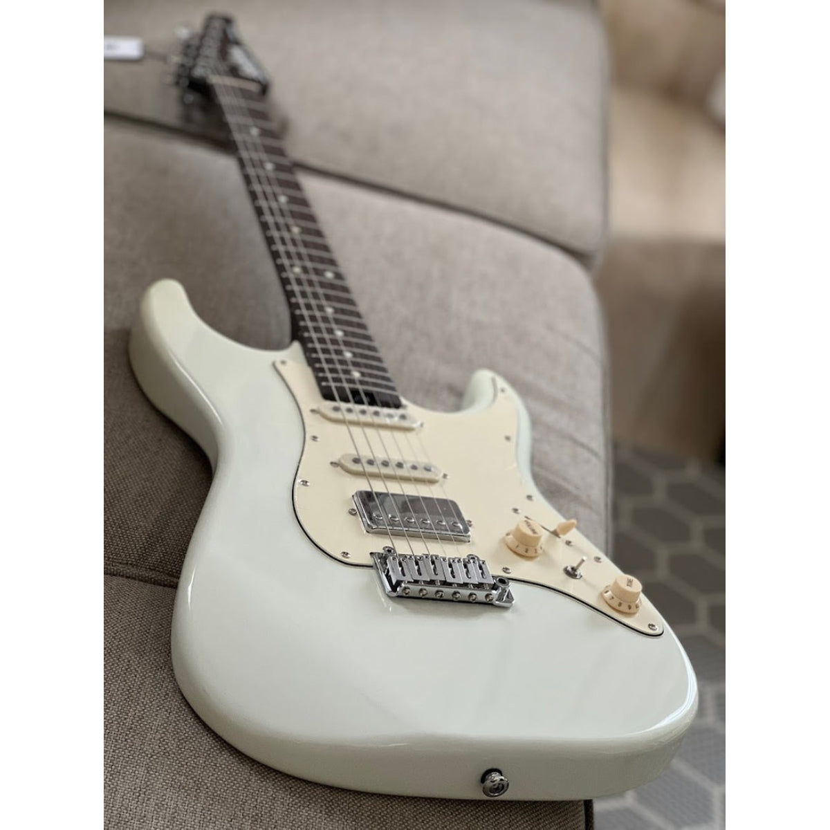 Đàn Guitar Điện Soloking MS11 Classic, One Piece Rosewood Neck, Frost Blue Nafiri Special Run