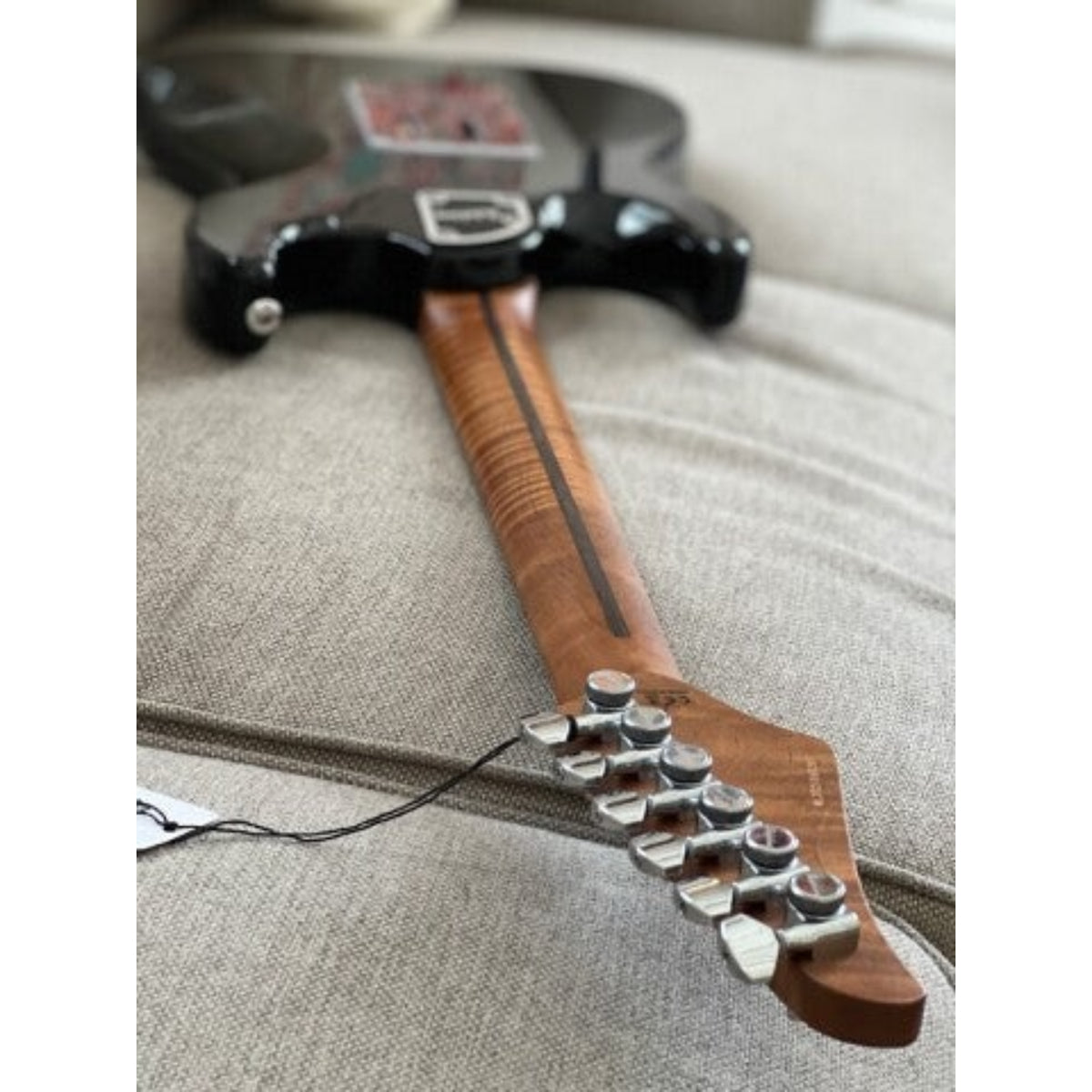 Đàn Guitar Điện Soloking MS11 Classic, Roasted Flame Maple Neck, Black Nafiri Special Run