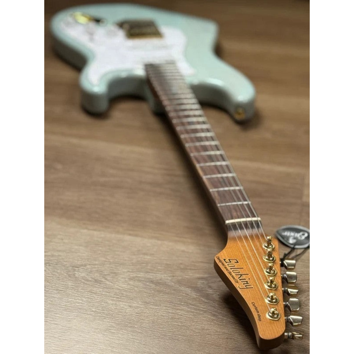 Đàn Guitar Điện Soloking MS1 ASH Artisan, Rosewood FB, Transparent Ice Blue JESCAR