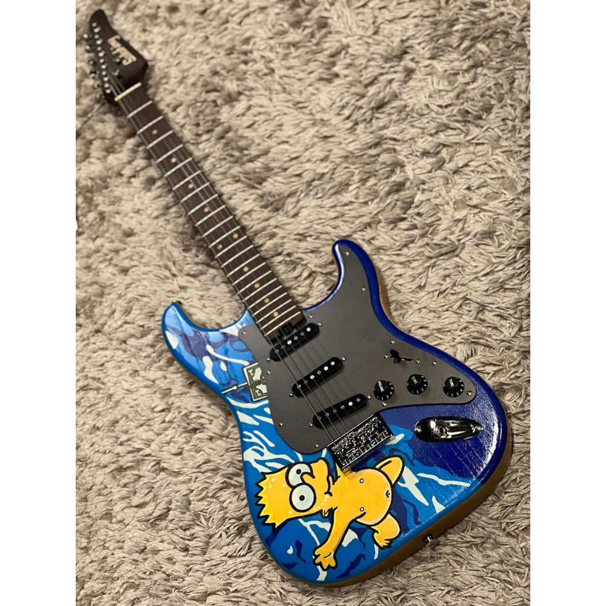 Đàn Guitar Điện Soloking MS1 Artisan Hand Painted Nevermind by The Simpsons Tribute #001