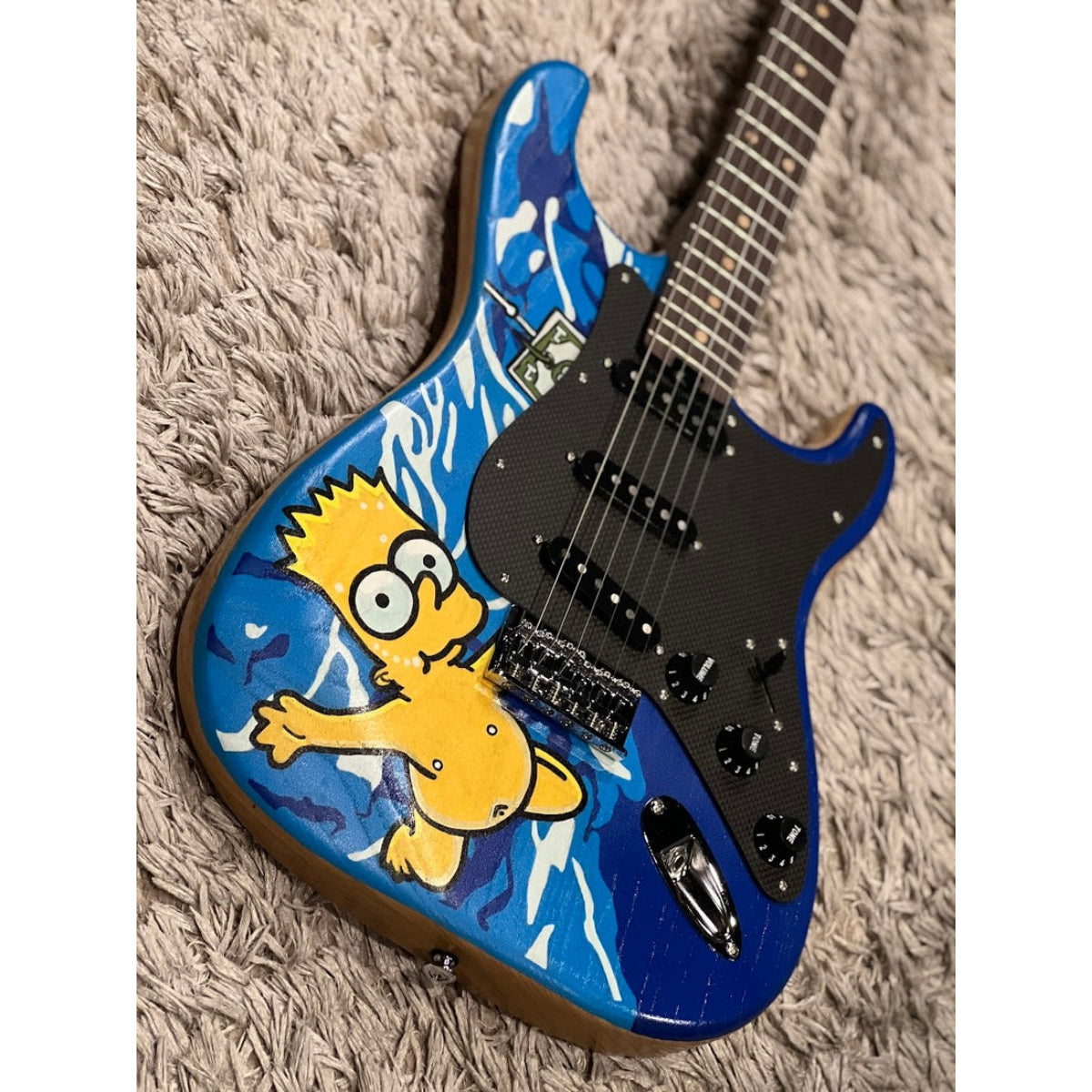 Đàn Guitar Điện Soloking MS1 Artisan Hand Painted Nevermind by The Simpsons Tribute #001