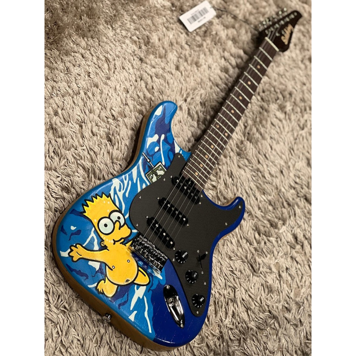 Đàn Guitar Điện Soloking MS1 Artisan Hand Painted Nevermind by The Simpsons Tribute #001