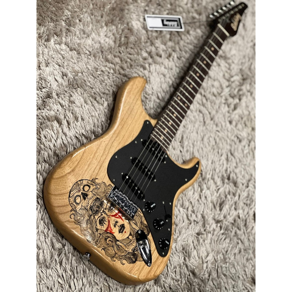 Đàn Guitar Điện Soloking MS1 Artisan Lightweight Ash Hand Painted Girly Face