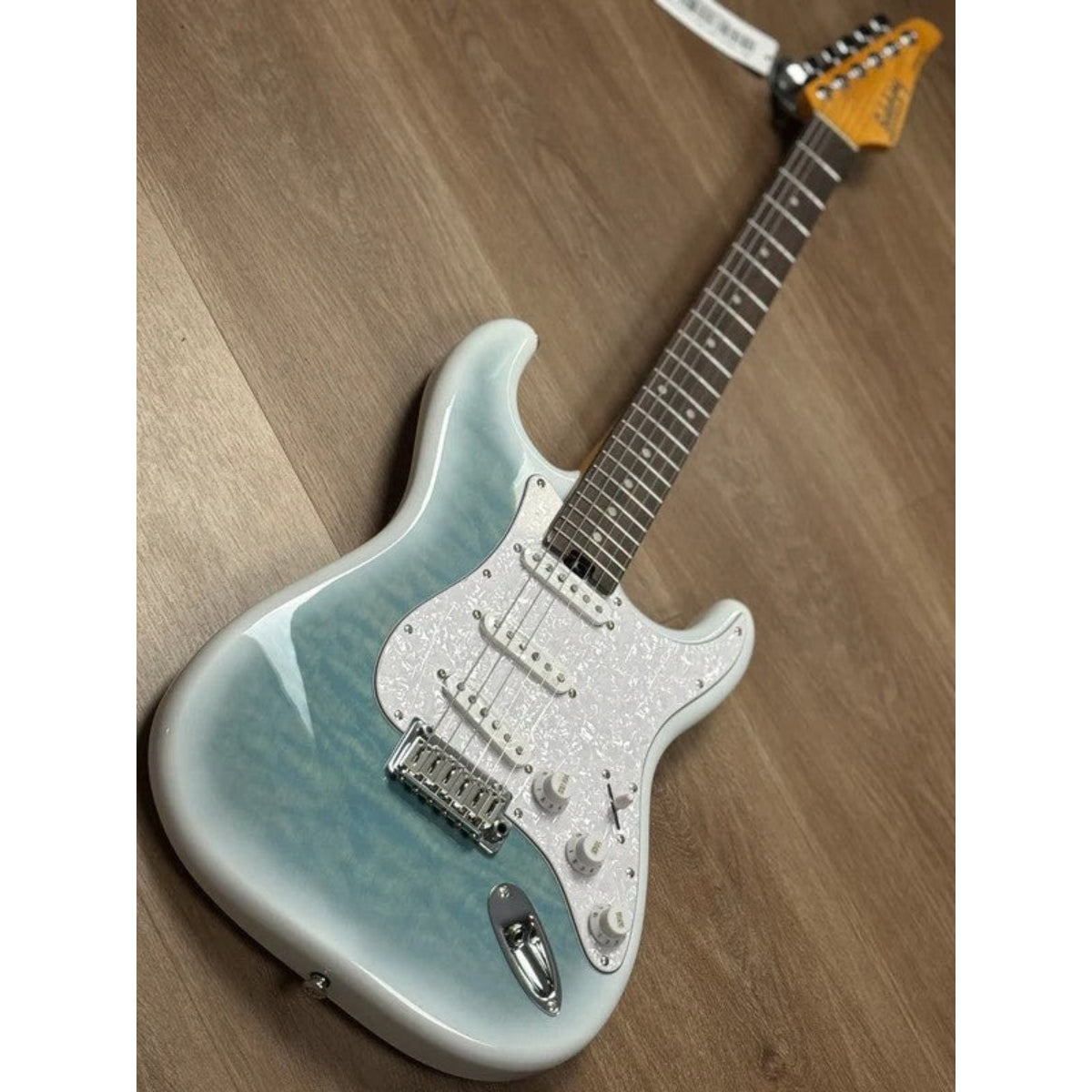 Đàn Guitar Điện Soloking MS1 Artisan Quilt SSS, Rosewood FB, Larimar Nafiri Special Run