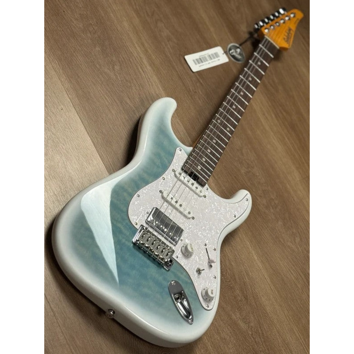 Đàn Guitar Điện Soloking MS1 Artisan Quilt, Rosewood FB, Larimar Nafiri Special Run