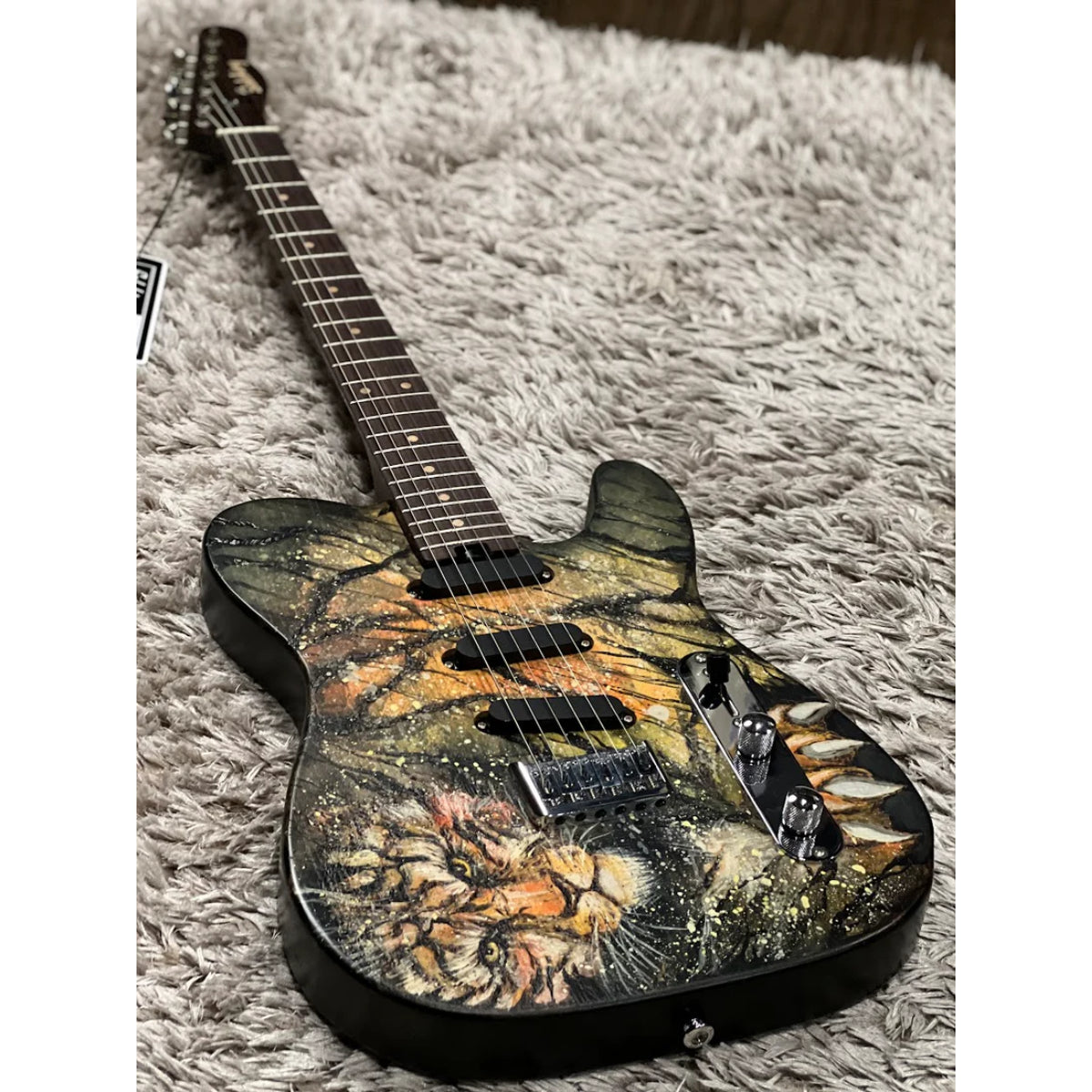 Đàn Guitar Điện Soloking MS1 Artisan Tiger and Dragon of Tang Dynasty