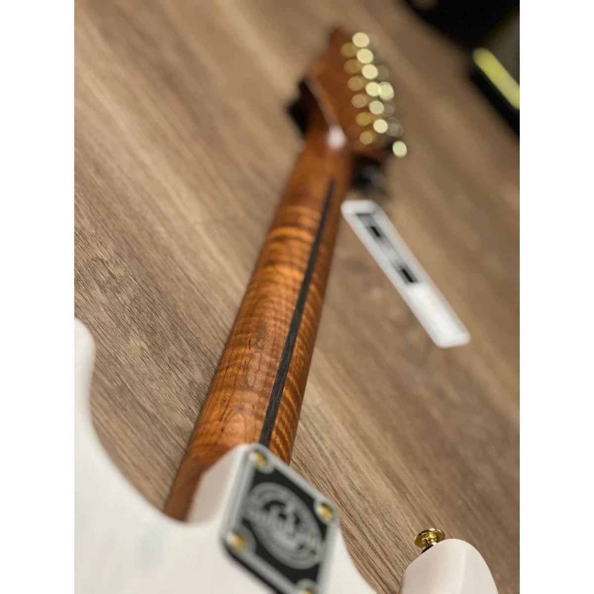 Đàn Guitar Điện Soloking MS1 Artisan, Roasted Flame Maple Neck, White Blonde Nafiri Special Run JESCAR