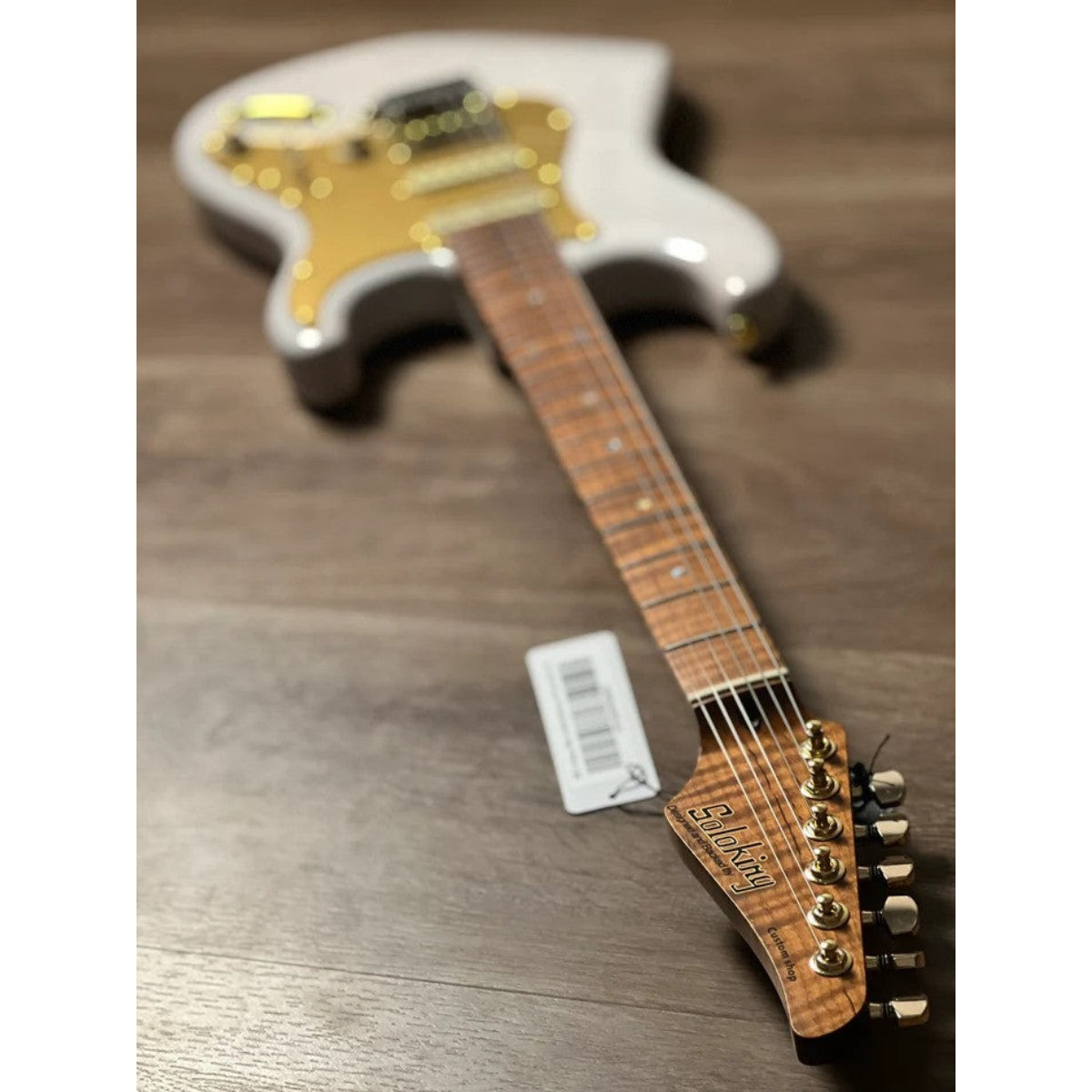 Đàn Guitar Điện Soloking MS1 Artisan, Roasted Flame Maple Neck, White Blonde Nafiri Special Run JESCAR