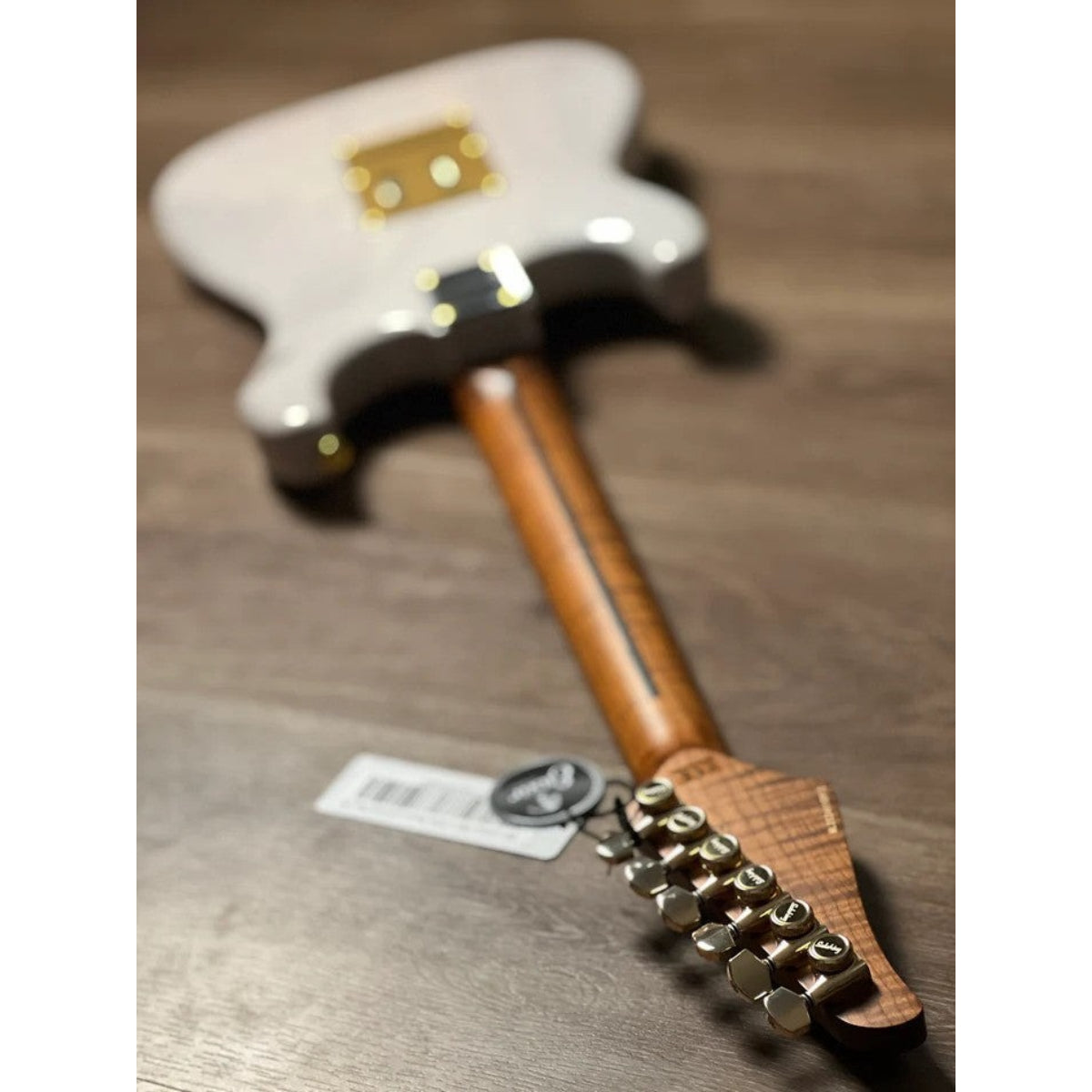 Đàn Guitar Điện Soloking MS1 Artisan, Roasted Flame Maple Neck, White Blonde Nafiri Special Run JESCAR