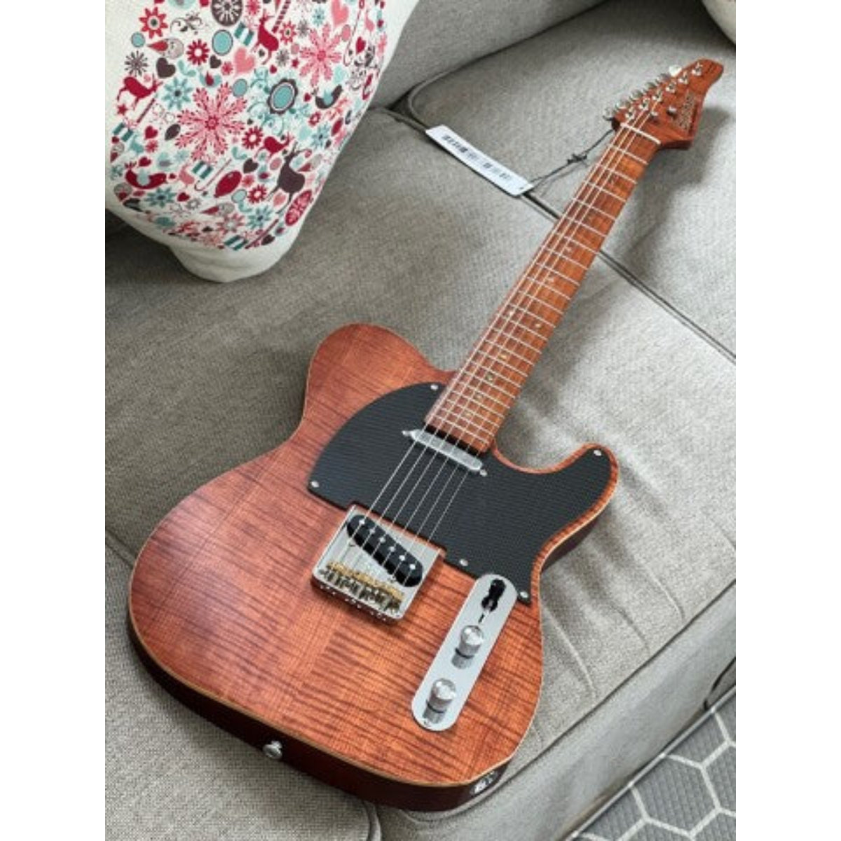 Đàn Guitar Điện Soloking MS1 Artisan, Roasted Flame Neck, Caramel Nafiri Special Run