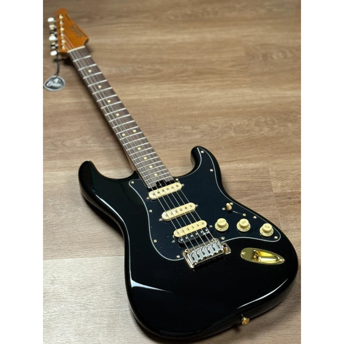 Đàn Guitar Điện Soloking MS1 Artisan, Rosewood FB, Gold Hardware, Black Beauty JESCAR