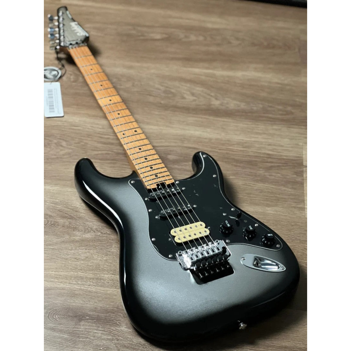 Đàn Guitar Điện Soloking MS1 Classic 22 HSS FR, Roasted Maple FB, Silverburst Nafiri Special Run JESCAR