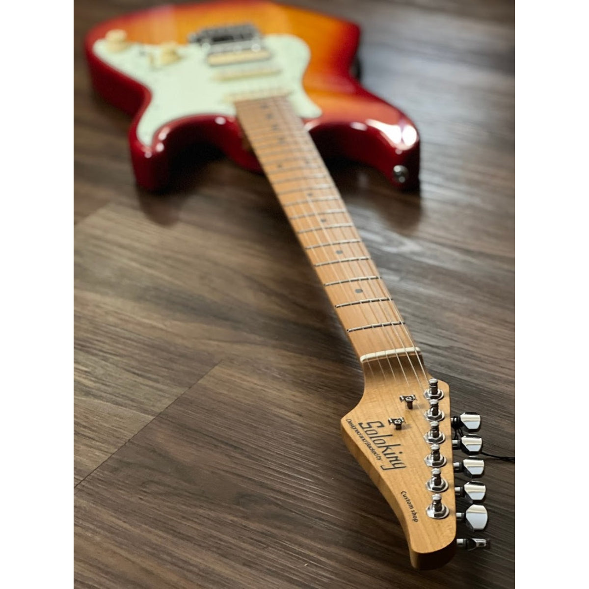 Đàn Guitar Điện Soloking MS1 Classic ASH, Plasma Red Burst Nafiri Special Run