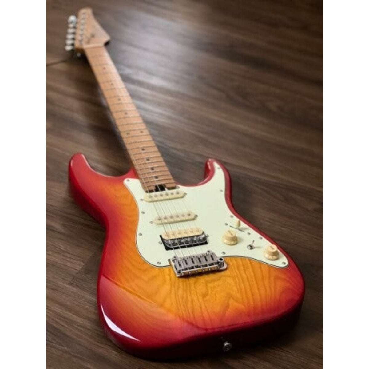 Đàn Guitar Điện Soloking MS1 Classic ASH, Plasma Red Burst Nafiri Special Run