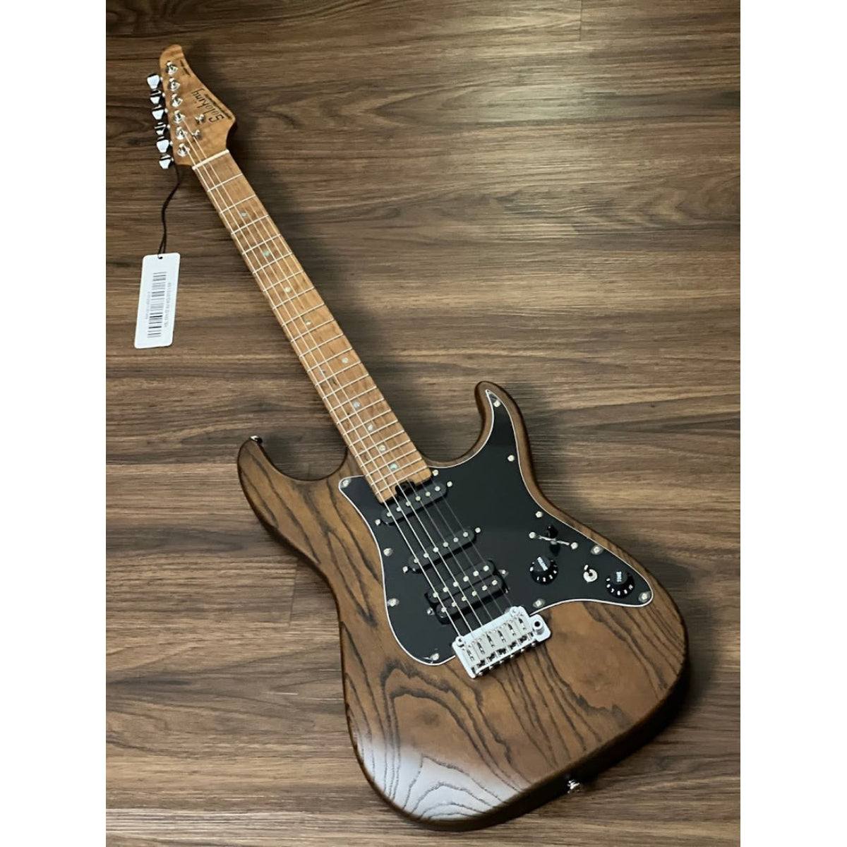 Đàn Guitar Điện Soloking MS1 Classic ASH, Roasted Flame Maple Neck, Torched Black Nafiri Special Run