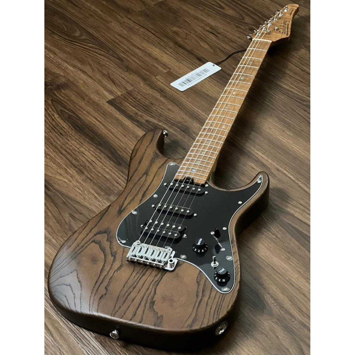 Đàn Guitar Điện Soloking MS1 Classic ASH, Roasted Flame Maple Neck, Torched Black Nafiri Special Run