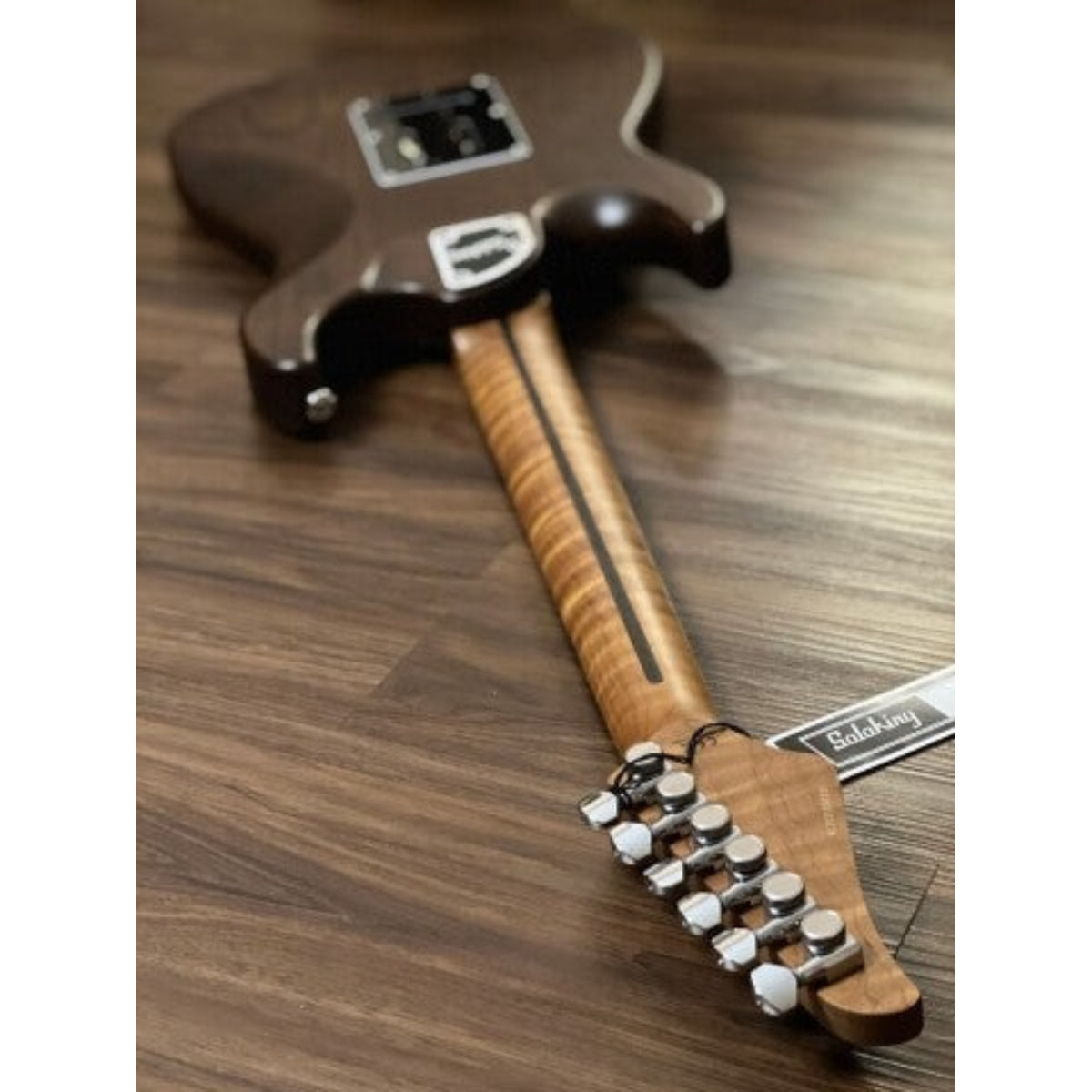 Đàn Guitar Điện Soloking MS1 Classic ASH, Roasted Flame Maple Neck, Torched Black Nafiri Special Run