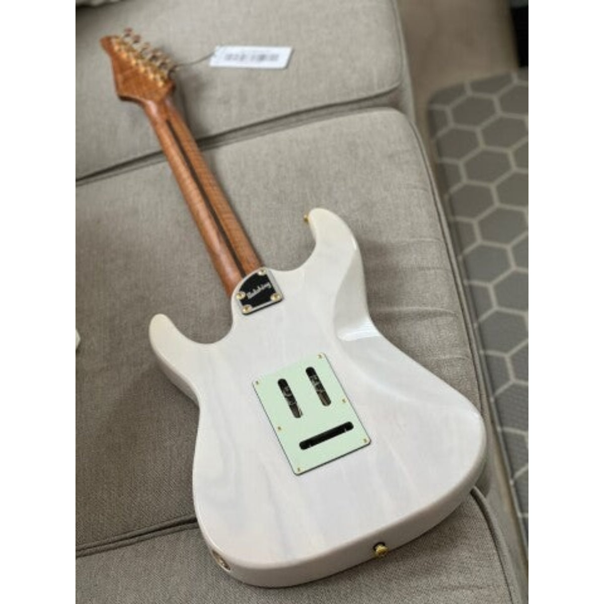 Đàn Guitar Điện Soloking MS1 Classic Ash FMN, Roasted Flame Maple Neck, White Blonde Nafiri Special Run