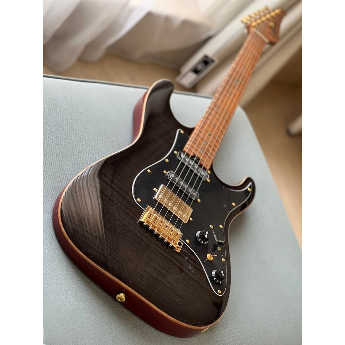 Đàn Guitar Điện Soloking MS1 Classic FMN Elite, Roasted Flame Maple Neck, Moonlight Burst