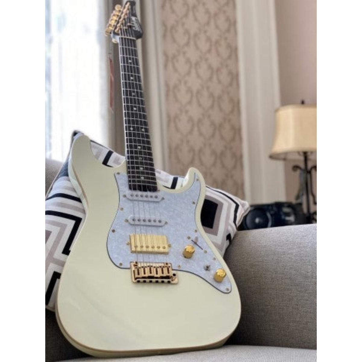 Đàn Guitar Điện Soloking MS1 Classic Flat Top, One Piece Rosewood, Vintage White Neck Nafiri Special Run