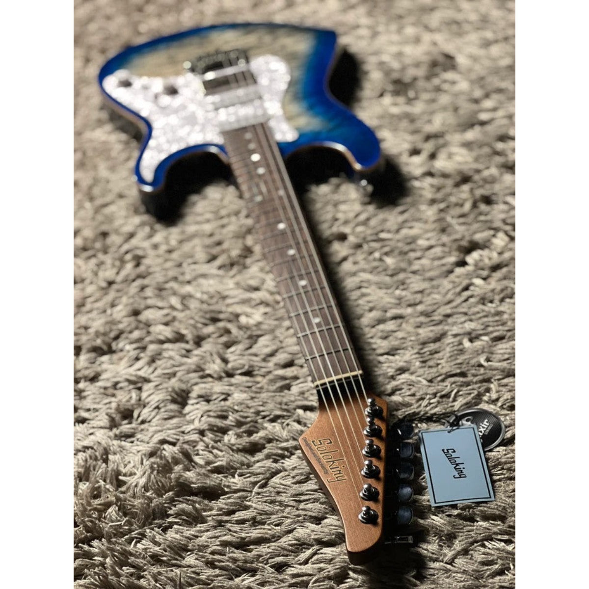 Đàn Guitar Điện Soloking MS1 Classic MKII Flat Top, Iridium Blue Burst Nafiri Special Run