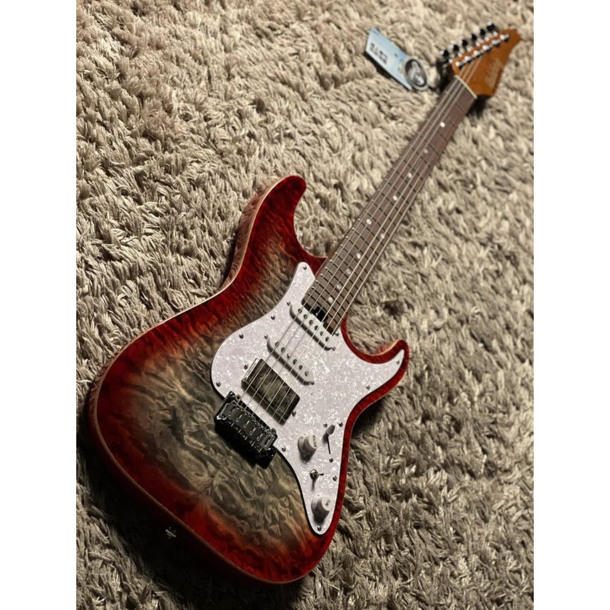 Đàn Guitar Điện Soloking MS1 Classic MKII Flat Top, Sapphire Red Burst Nafiri Special Run