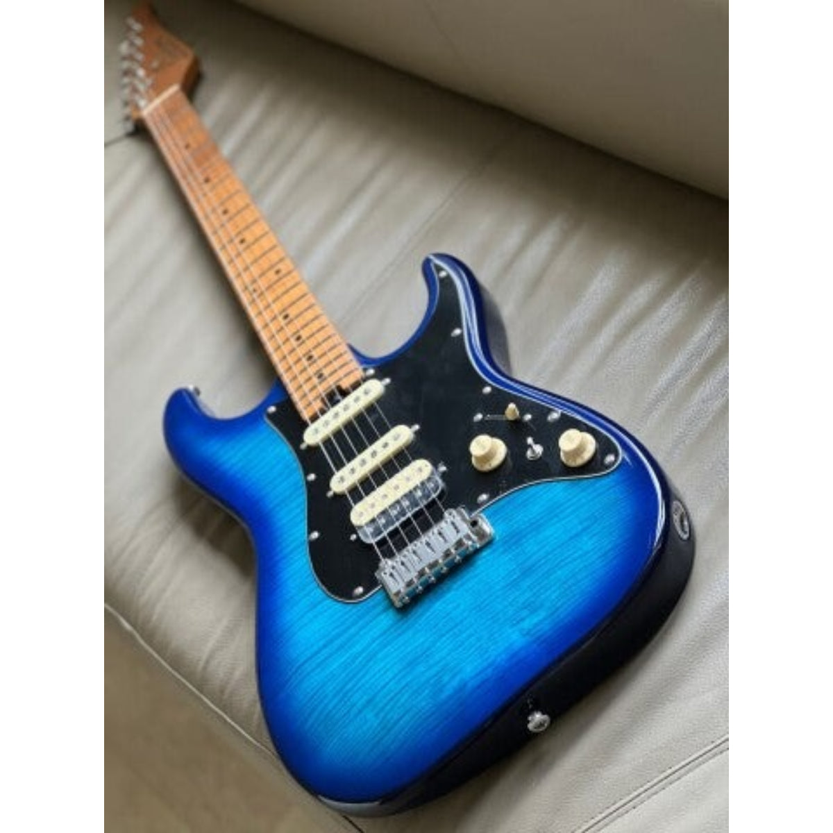 Đàn Guitar Điện Soloking MS1 Classic MKII, 5A Flame Top, Blue Burst Nafiri Special Run