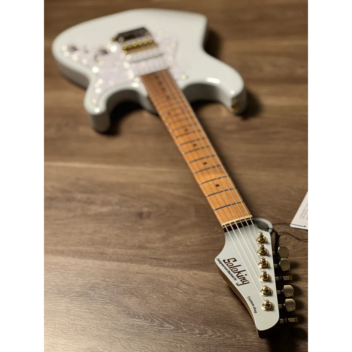 Đàn Guitar Điện Soloking MS1 Classic MKII, Roasted Maple FB, Olympic White, Gold Hardware